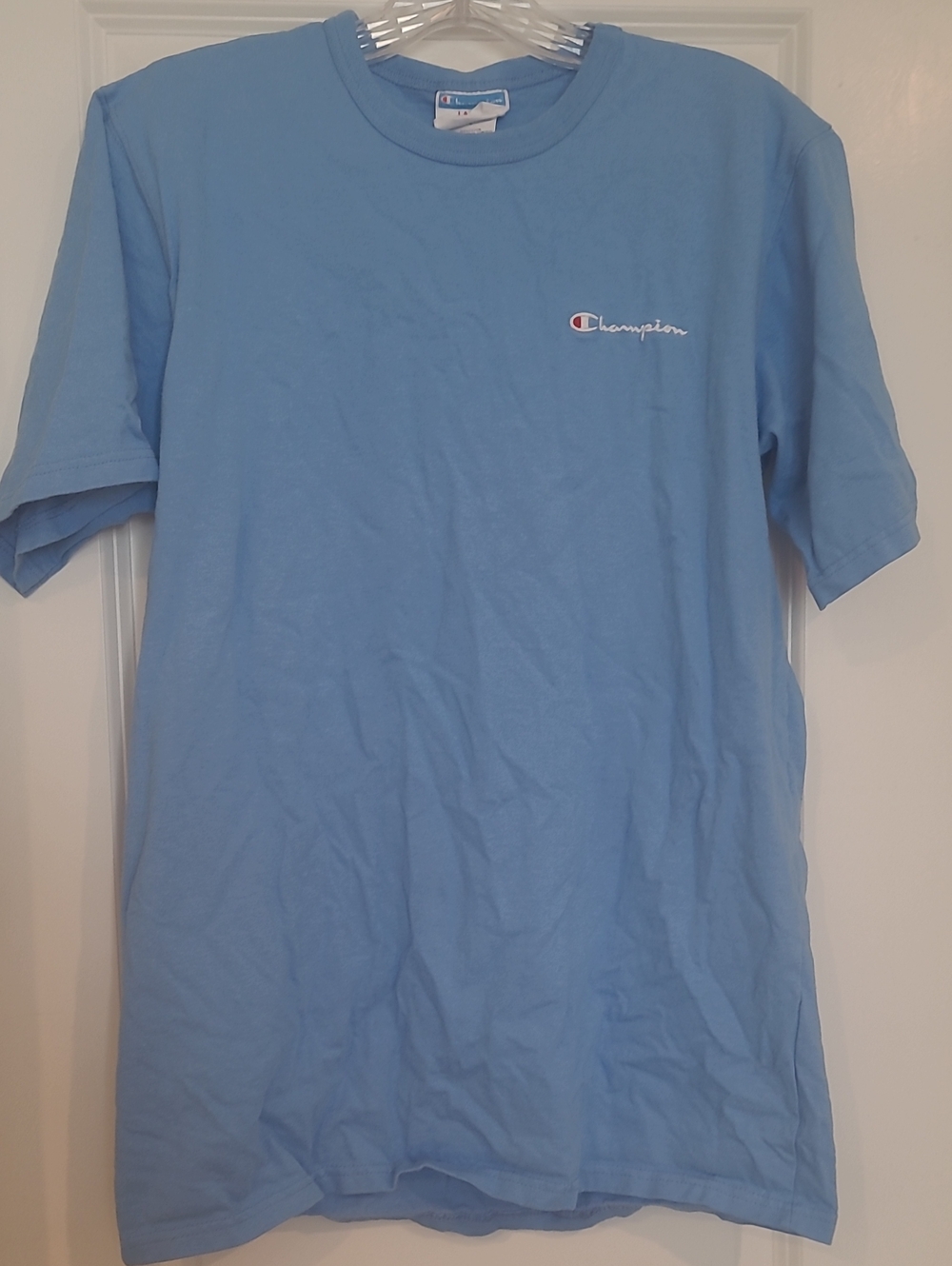 Champion Men’s Sky Blue Short Sleeve Logo Tee